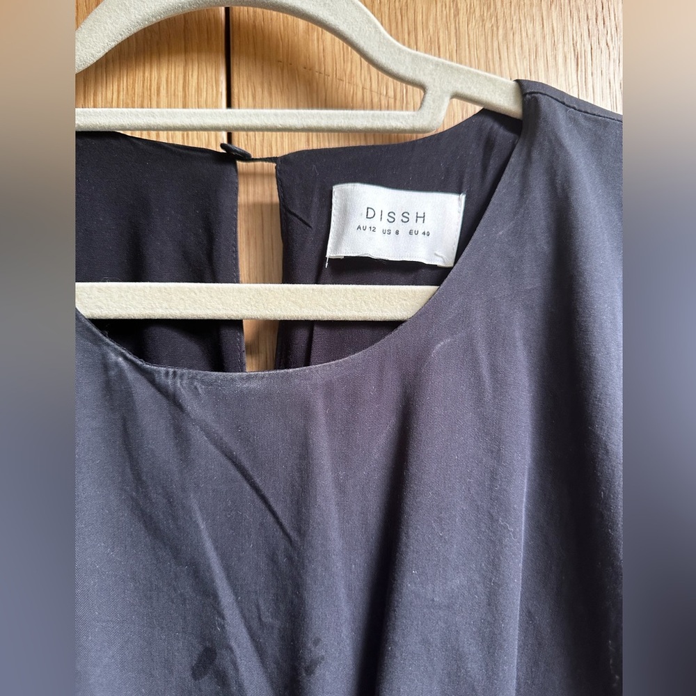 DISSH Ella midi dress in black, size women’s size 8 - Picture 12 of 14